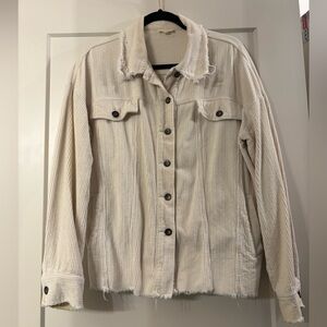 LA MIEL Cream Corduroy Jacket